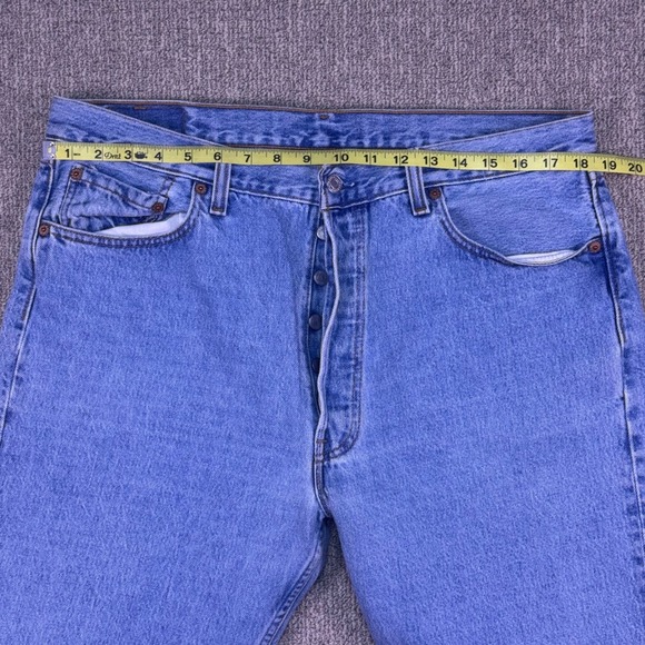 Vintage Levi's 501 USA Made 1996 El Paso 6 Button Fly Jeans 38x32 - Picture 9 of 11